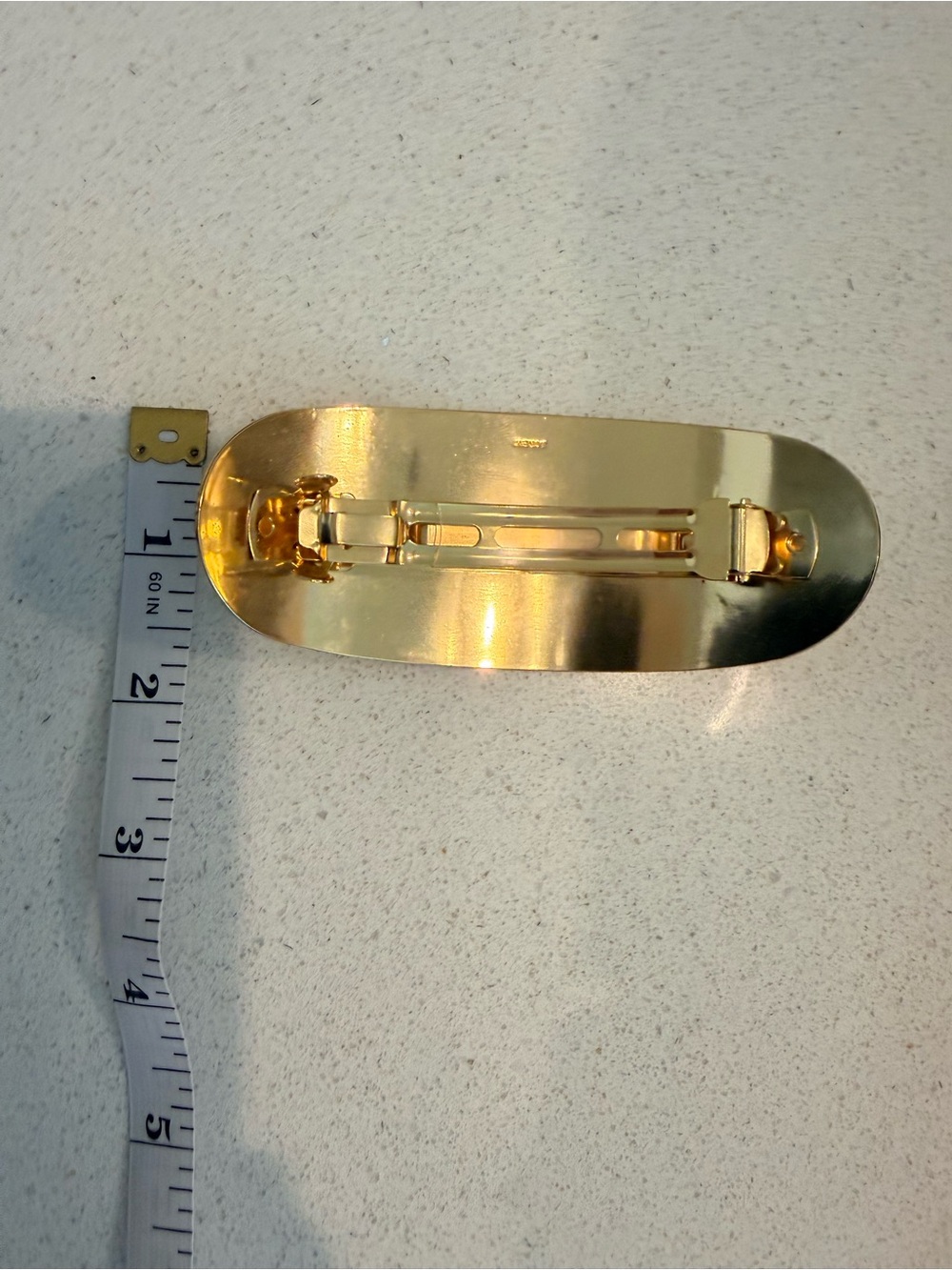 J crew brass hair clip